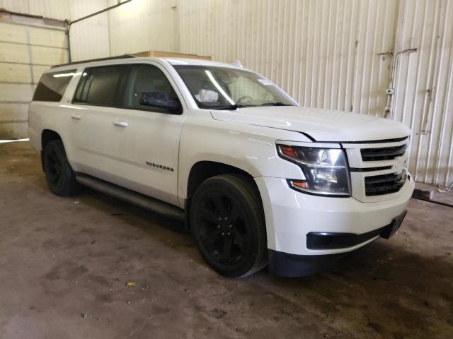 1GNSKHKC7JR124327 - 2018 CHEVROLET SUBURBAN K1500 LT WHITE photo 4