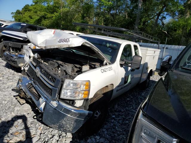 1GB2CVCG3CZ243537 - 2012 CHEVROLET SILVERADO C2500 HEAVY DUTY WHITE photo 1