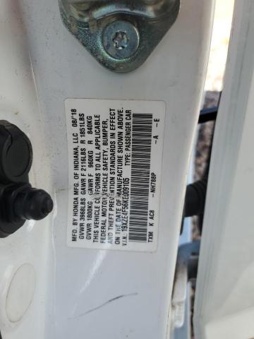 19XZE4F56KE009105 - 2019 HONDA INSIGHT EX WHITE photo 13