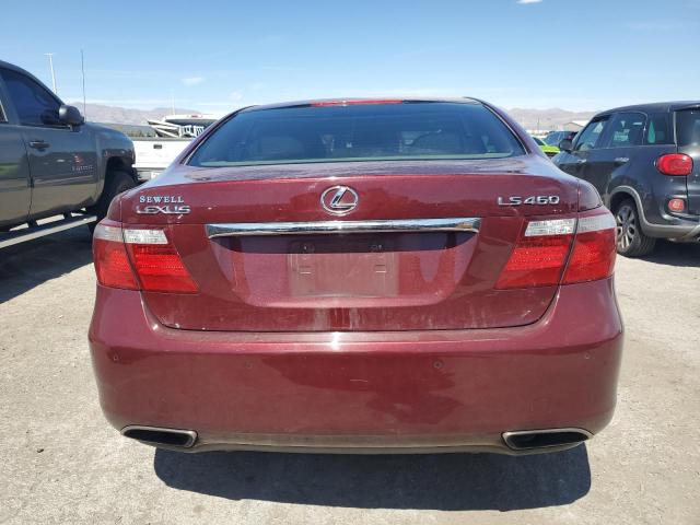 JTHBL46FX75048121 - 2007 LEXUS LS 460 BURGUNDY photo 6