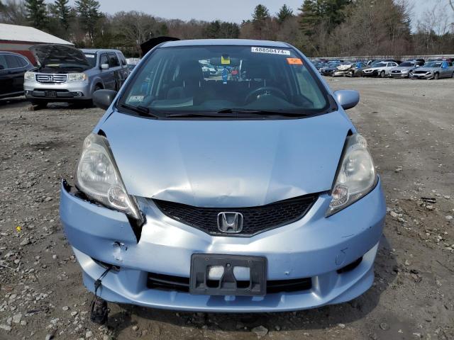 JHMGE87459S070424 - 2009 HONDA FIT SPORT BLUE photo 5