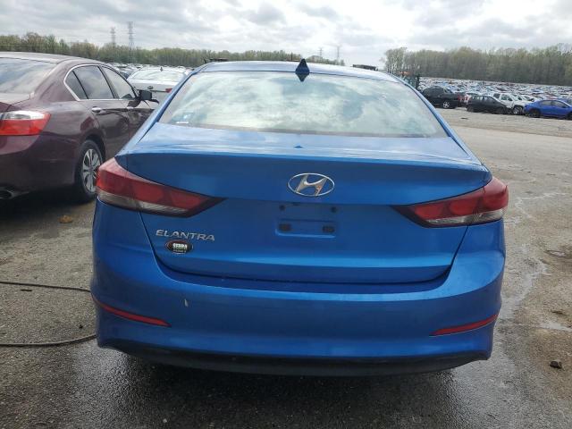 KMHD84LF8JU472924 - 2018 HYUNDAI ELANTRA SEL BLUE photo 6