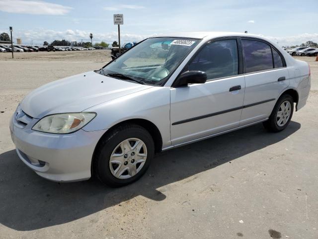 1HGES16344L020653 - 2004 HONDA CIVIC DX VP Gümüş foto 1