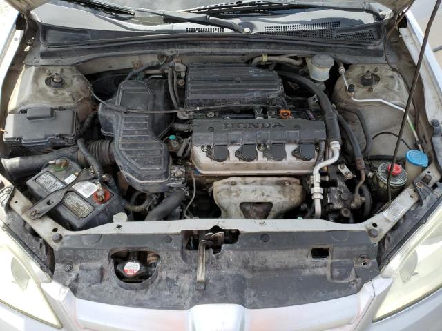 1HGES16344L020653 - 2004 HONDA CIVIC DX VP Gümüş foto 11
