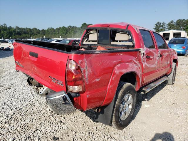3TMJU62N77M037400 - 2007 TOYOTA TACOMA DOUBLE CAB PRERUNNER RED photo 4