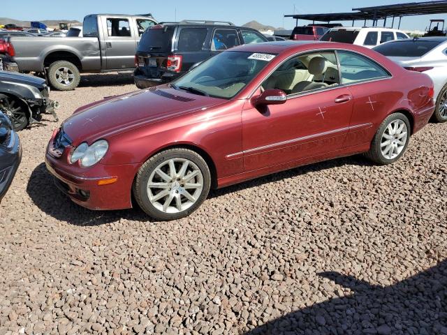 WDBTJ56H27F209640 - 2007 MERCEDES-BENZ CLK 350 RED photo 1