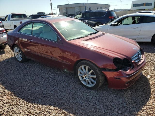 WDBTJ56H27F209640 - 2007 MERCEDES-BENZ CLK 350 RED photo 4