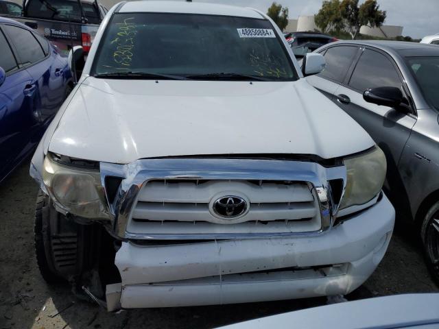 5TENX22N17Z362967 - 2007 TOYOTA TACOMA WHITE photo 5