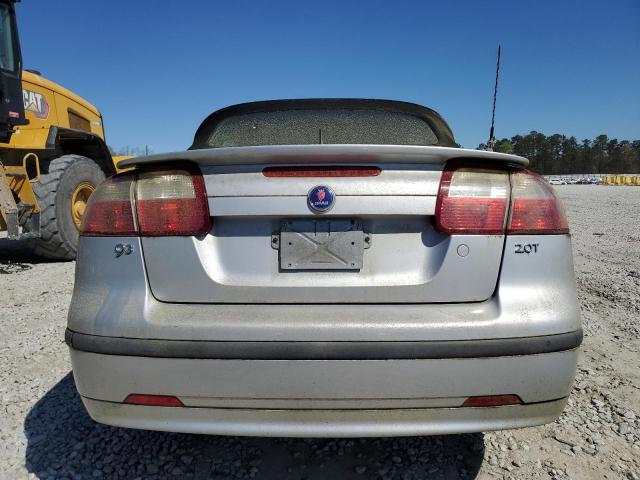 YS3FD79Y376106667 - 2007 SAAB 9-3 2.0T SILVER photo 6