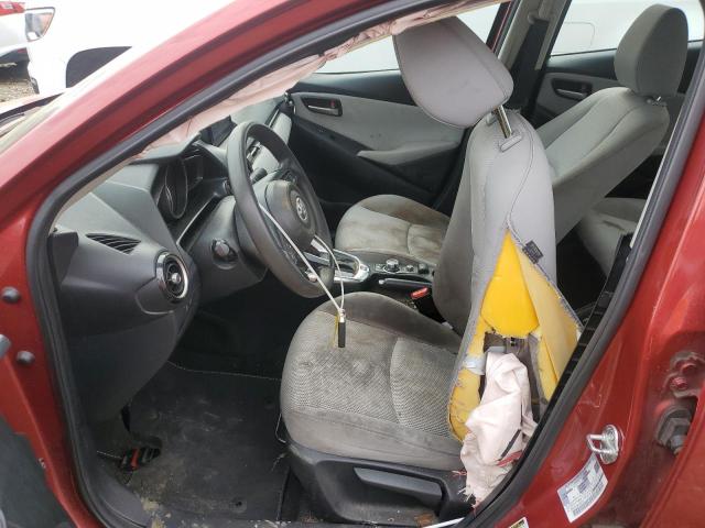 3MYDLBYV9KY509714 - 2019 TOYOTA YARIS L RED photo 7