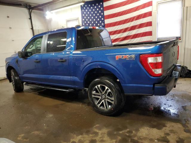 1FTEW1EP7PKD88911 - 2023 FORD F150 SUPERCREW BLUE photo 2