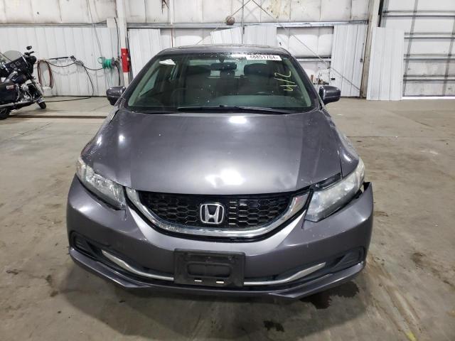 2HGFB2F83FH565491 - 2015 HONDA CIVIC EX GRAY photo 5