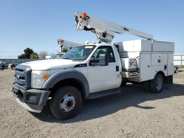 1FDUF4GYXCEC78524 - 2012 FORD F450 SUPER DUTY WHITE photo 1