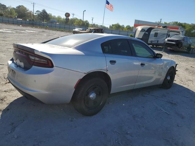 2C3CDXATXKH621638 - 2019 DODGE CHARGER POLICE SILVER photo 3