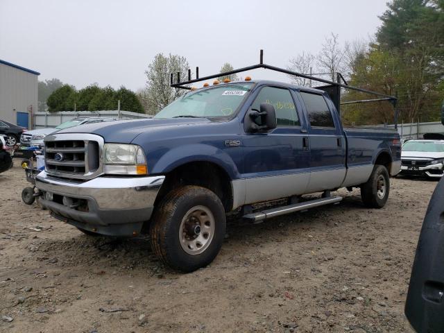 1FTNW21L14EA19500 - 2004 FORD F-250 SUPER DUTY BLUE photo 1