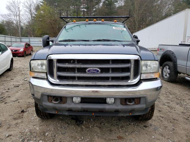 1FTNW21L14EA19500 - 2004 FORD F-250 SUPER DUTY BLUE photo 5