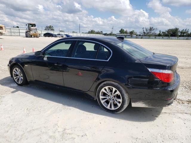 WBANW135X9C160834 - 2009 BMW 5 SERIES I შავი ფოტო 2