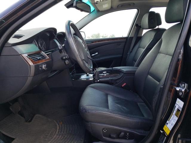 WBANW135X9C160834 - 2009 BMW 5 SERIES I შავი ფოტო 7