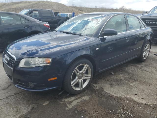 WAUDF78E58A067379 - 2008 AUDI A4 2.0T QUATTRO BLUE photo 1