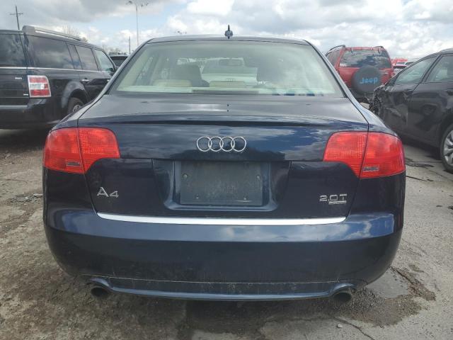 WAUDF78E58A067379 - 2008 AUDI A4 2.0T QUATTRO BLUE photo 6