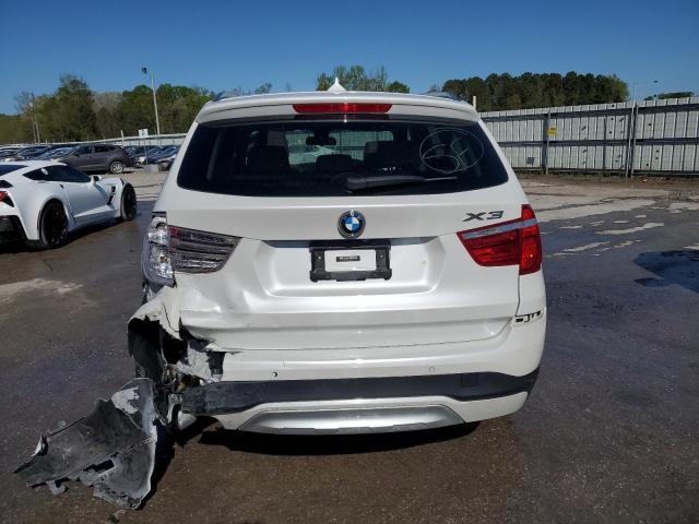 5UXWX7C58G0S15303 - 2016 BMW X3 XDRIVE35I WHITE photo 6