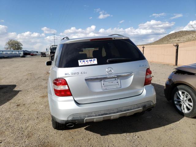 4JGBB22E27A208047 - 2007 MERCEDES-BENZ ML 320 CDI SILVER photo 6