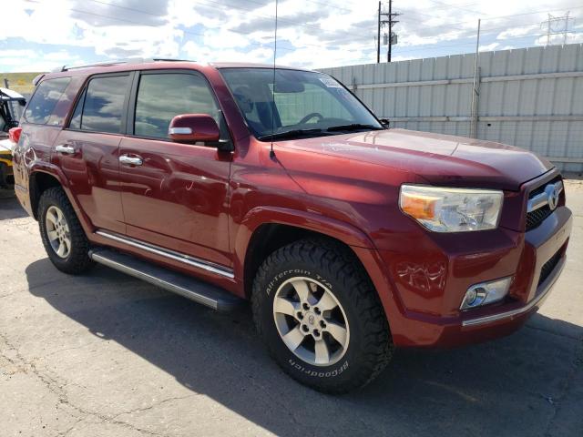 JTEBU5JR9D5116454 - 2013 TOYOTA 4RUNNER SR5 BURGUNDY photo 4