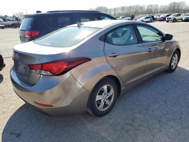 5NPDH4AE5EH527828 - 2014 HYUNDAI ELANTRA SE GRAY photo 3