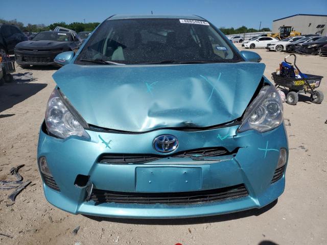 JTDKDTB3XD1045775 - 2013 TOYOTA PRIUS C BLUE photo 5