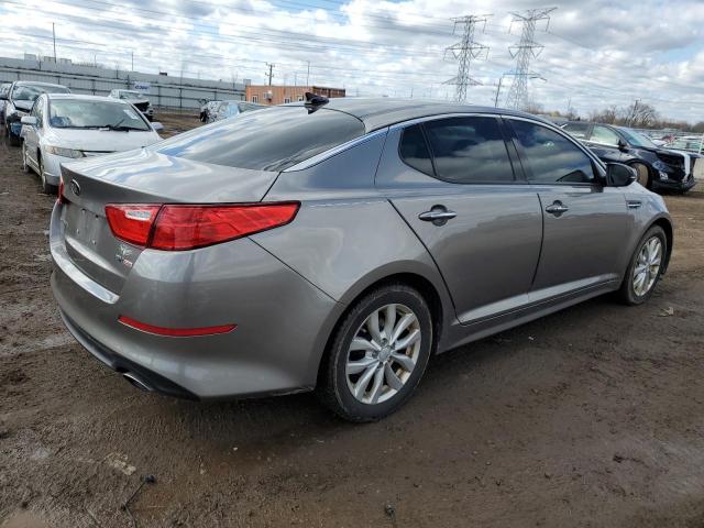 5XXGN4A72FG455829 - 2015 KIA OPTIMA EX GRAY photo 3