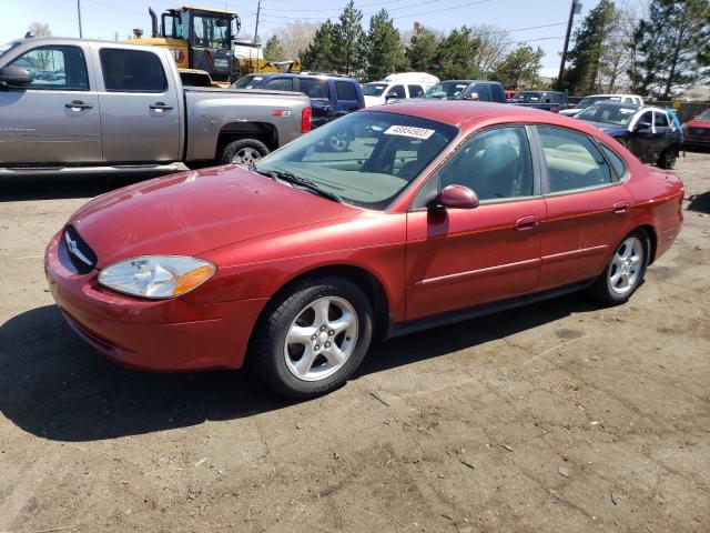 1FAFP55U61A286744 - 2001 FORD TAURUS SES MAROON photo 1