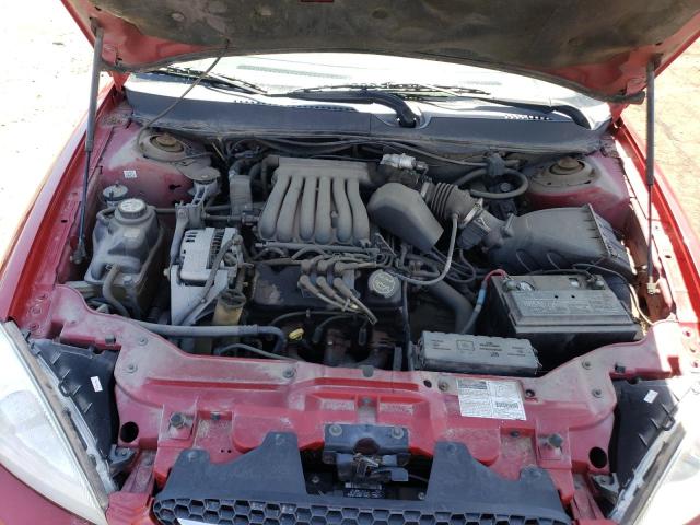 1FAFP55U61A286744 - 2001 FORD TAURUS SES MAROON photo 11