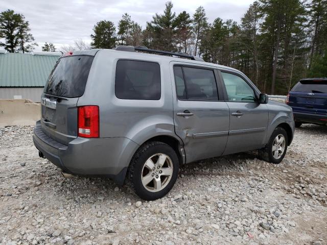 5FNYF48669B027994 - 2009 HONDA PILOT EXL GRAY photo 3