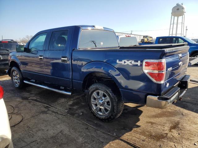 1FTFW1EF7CFB07219 - 2012 FORD F150 SUPERCREW BLUE photo 2