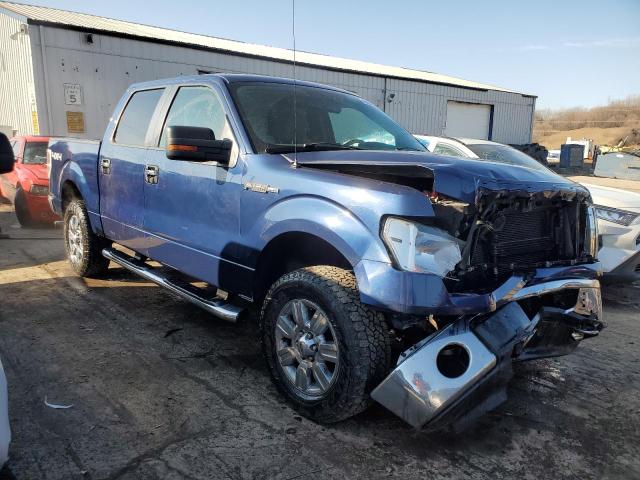 1FTFW1EF7CFB07219 - 2012 FORD F150 SUPERCREW BLUE photo 4