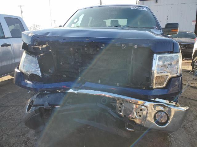 1FTFW1EF7CFB07219 - 2012 FORD F150 SUPERCREW BLUE photo 5