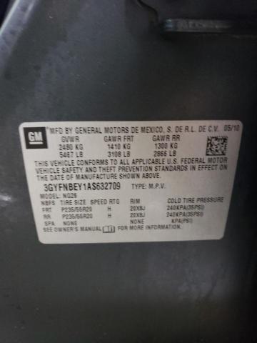 3GYFNBEY1AS632709 - 2010 CADILLAC SRX PERFORMANCE COLLECTION Графитовый фото 12