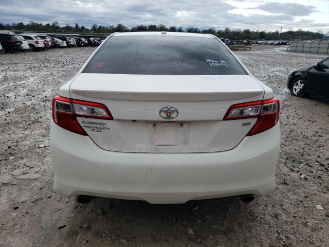 4T1BK1FK8CU513023 - 2012 TOYOTA CAMRY SE WHITE photo 6