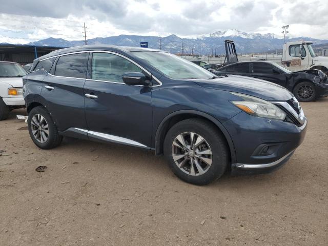 5N1AZ2MH2FN213562 - 2015 NISSAN MURANO S BLUE photo 4