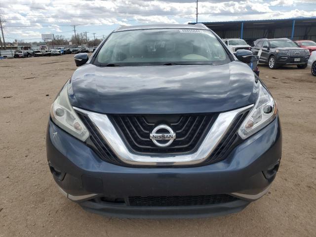 5N1AZ2MH2FN213562 - 2015 NISSAN MURANO S BLUE photo 5