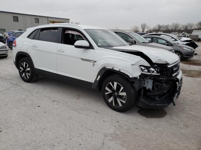 1V2LC2CA4PC218356 - 2023 VOLKSWAGEN ATLAS CROS SE Biały zdjęcie 4