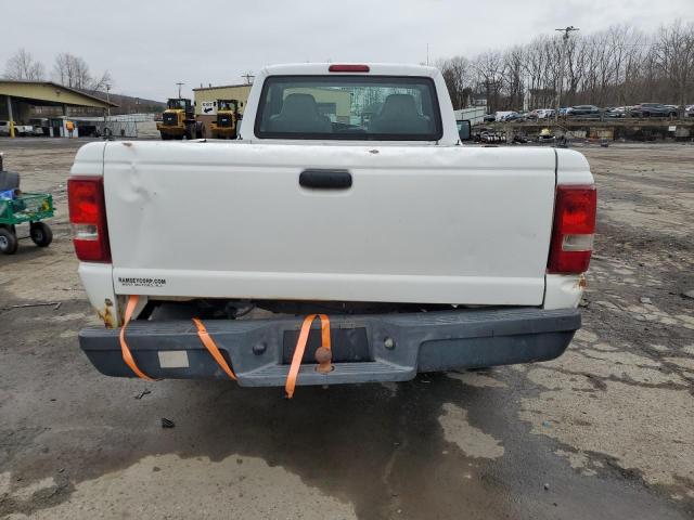 1FTYR10E39PA57047 - 2009 FORD RANGER WHITE photo 6