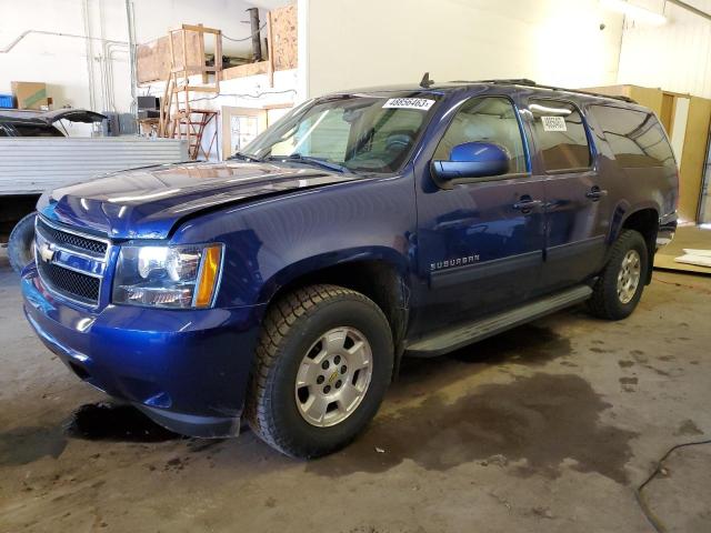 1GNSKJE73CR219055 - 2012 CHEVROLET SUBURBAN K1500 LT BLUE photo 1