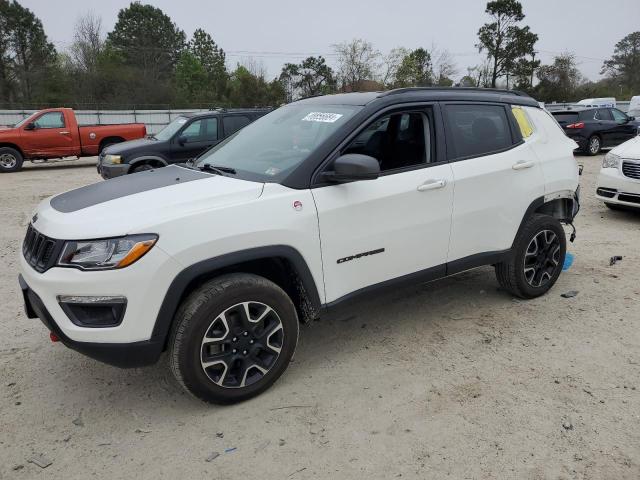 3C4NJDDB2MT520246 - 2021 JEEP COMPASS TRAILHAWK WHITE photo 1