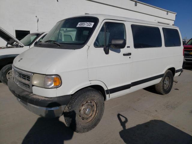 2B4HB15YXVK510778 - 1997 DODGE RAM WAGON B1500 WHITE photo 1