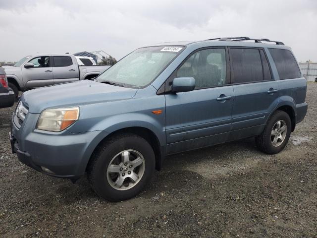 2HKYF18536H527808 - 2006 HONDA PILOT EX TURQUOISE photo 1