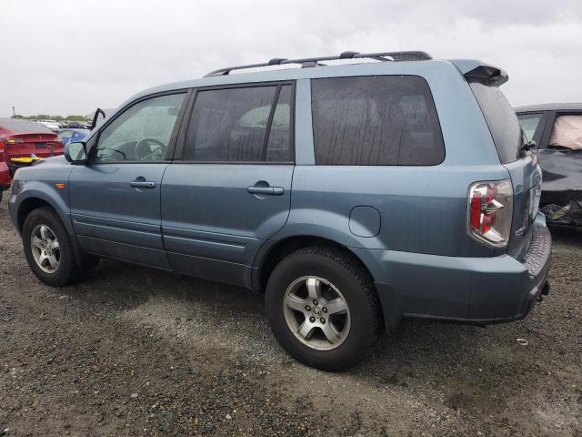 2HKYF18536H527808 - 2006 HONDA PILOT EX TURQUOISE photo 2