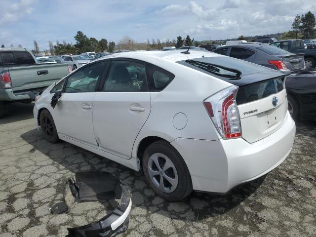 JTDKN3DU2E0370351 - 2014 TOYOTA PRIUS WHITE photo 2