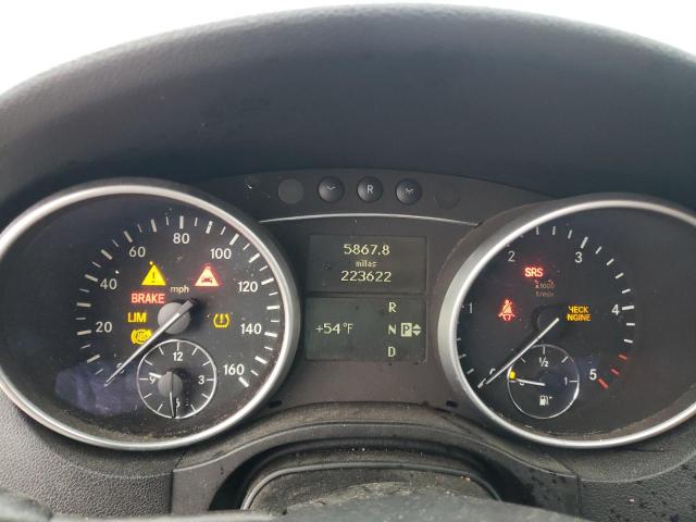 4JGBB22EX8A297352 - 2008 MERCEDES-BENZ ML 320 CDI SILVER photo 9