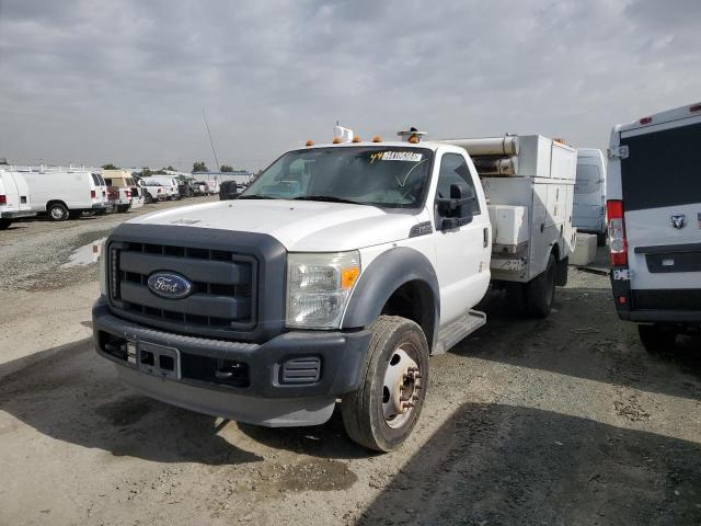 1FDUF4GY7DEA42902 - 2013 FORD F450 SUPER DUTY WHITE photo 2